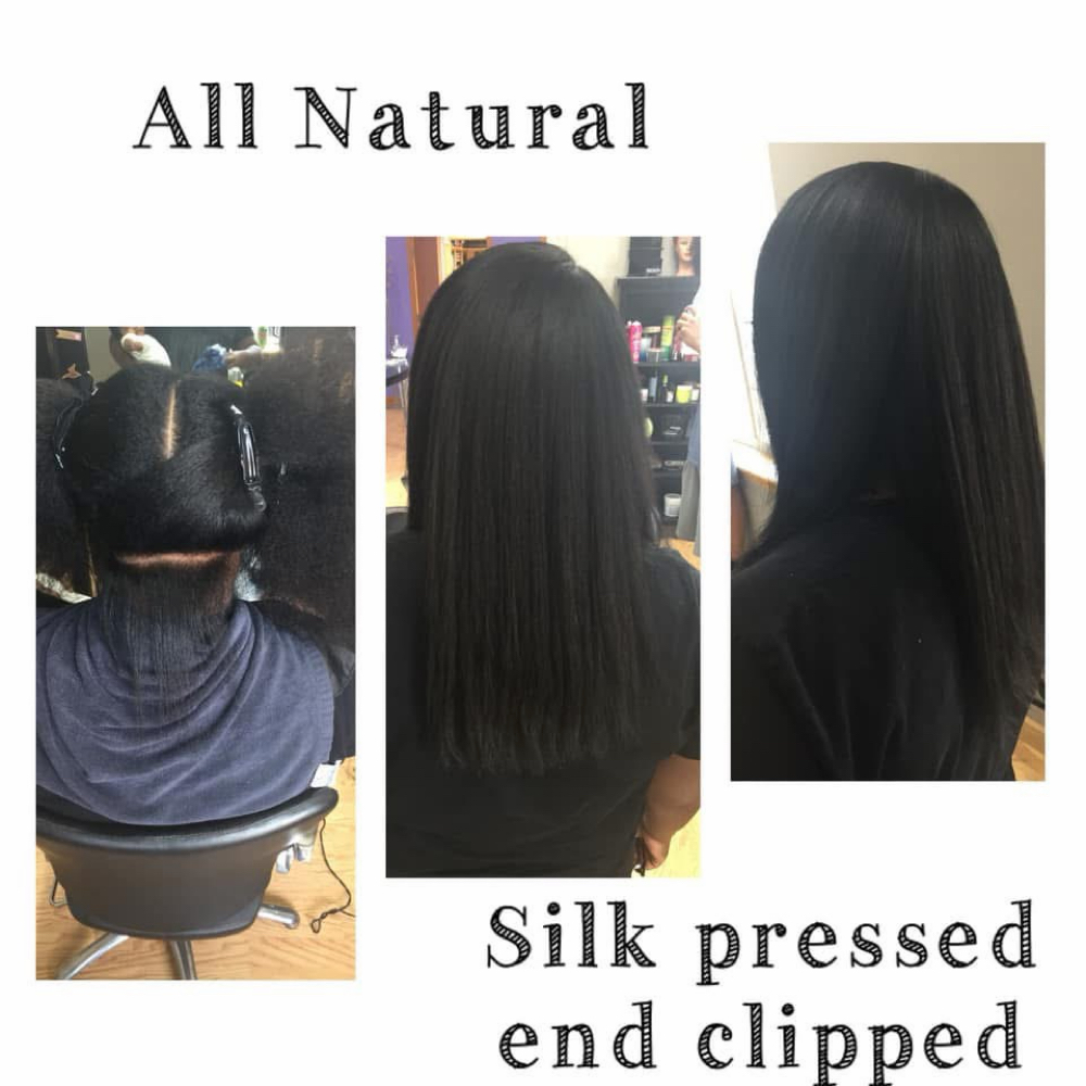 Silk Press at DeeplyRootedSalon in Iowa City, IA