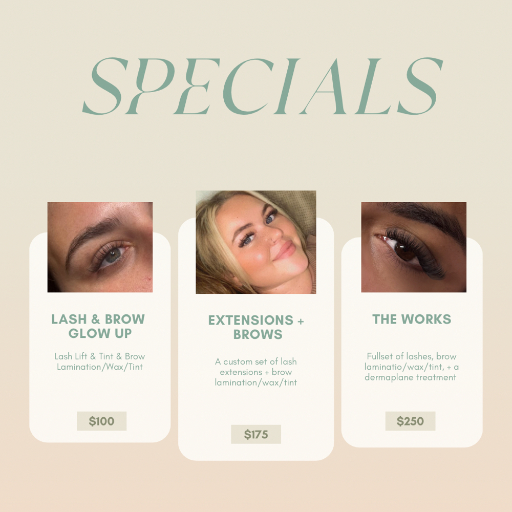 Lash & Brow Glow Up at Jenna Farrow Aesthetics in Knoxville, TN