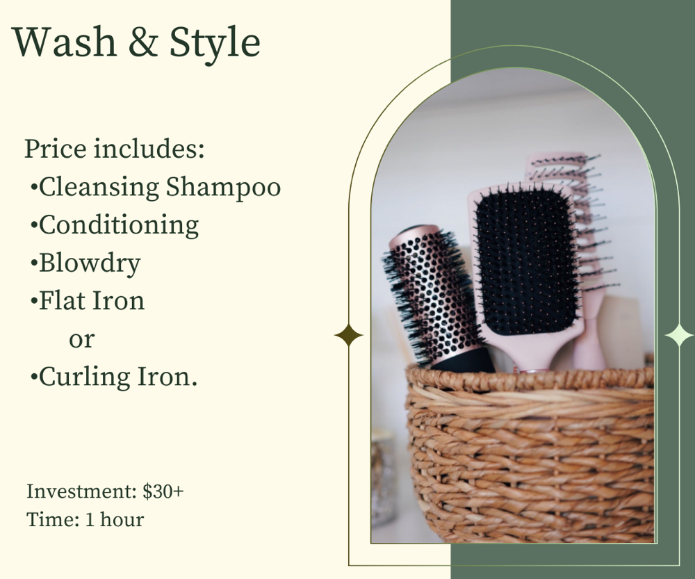 Shampoo, Blowdry & Style