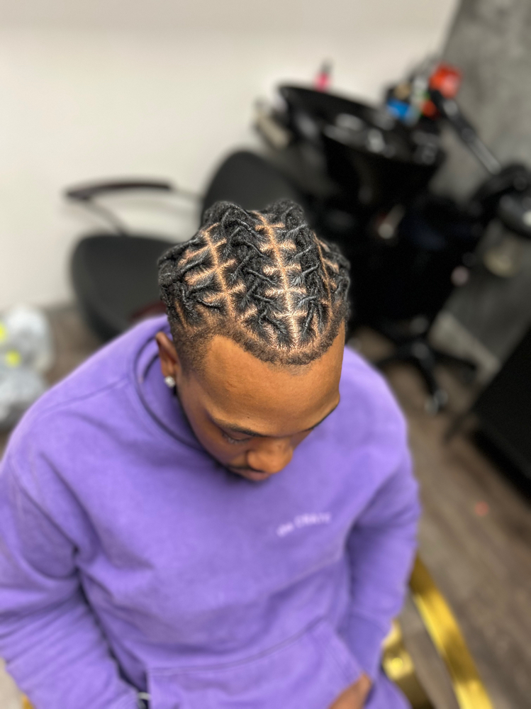 Loc Retwist + Basic Style