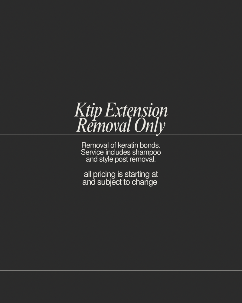 Ktip Extension Removal