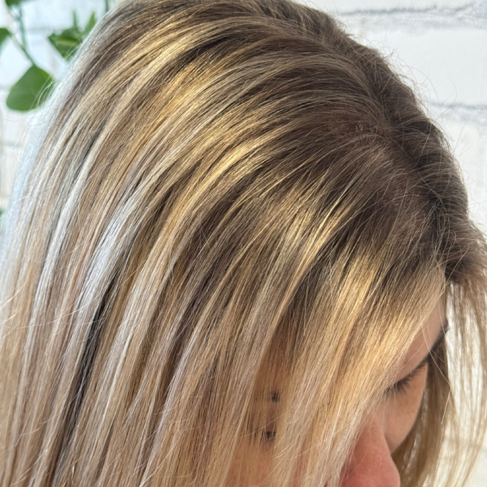 The Full Blonde at Lindsey Bay Hair in Devine, TX