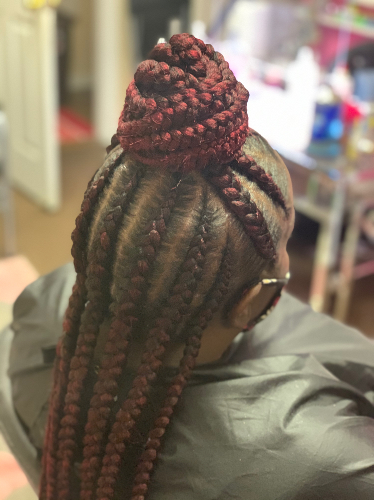 Half Up Half Down Braids