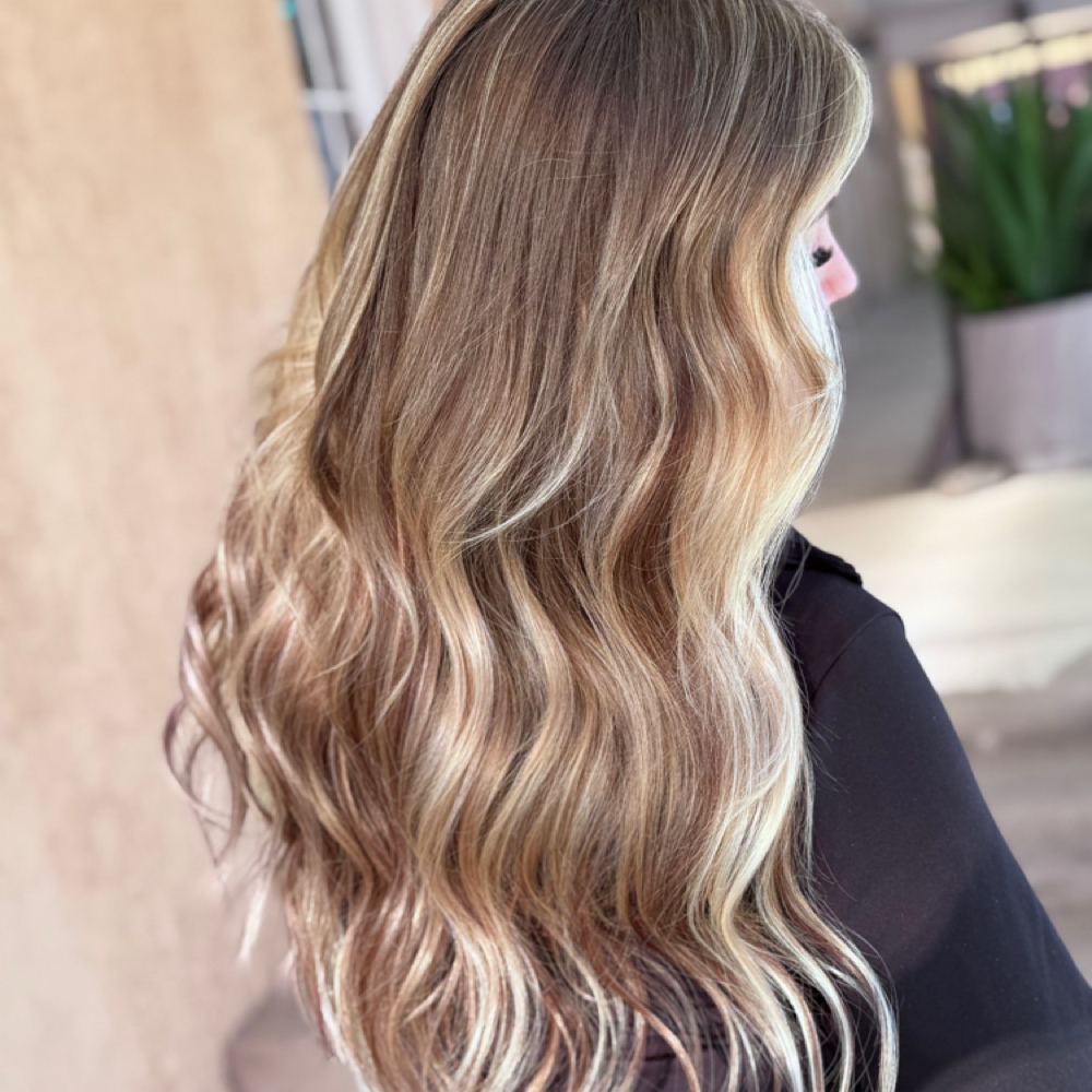 Tape in Extension Install By Bella at Rebel Rose Salon in Prince Frederick, MD
