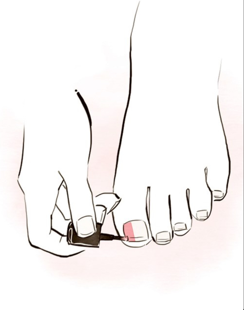 Toe Polish Change Only