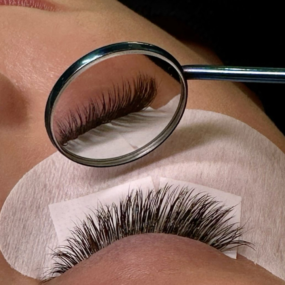 custom set lashes at by grace esthetics in Florence, AL