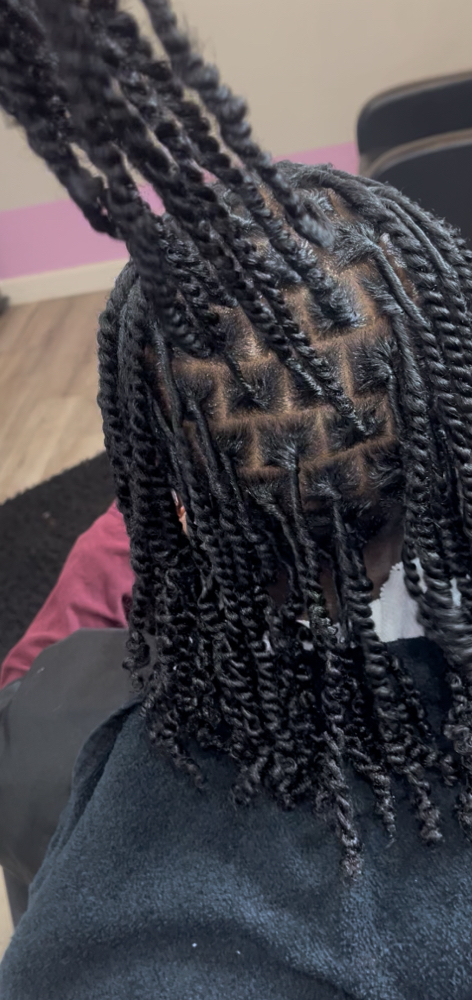 Starter Locs at Blissfully Braiding Beauty Bar in Overland Park, KS