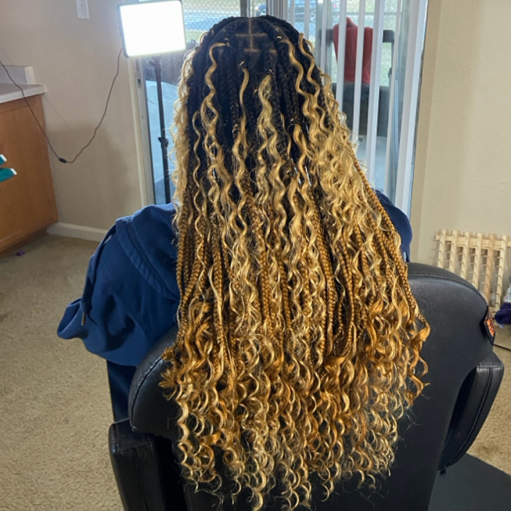 BoHo Knotless at Slayed By Tay in San Antonio, TX