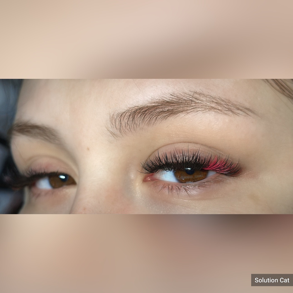 Colored Lashes (Full Set)