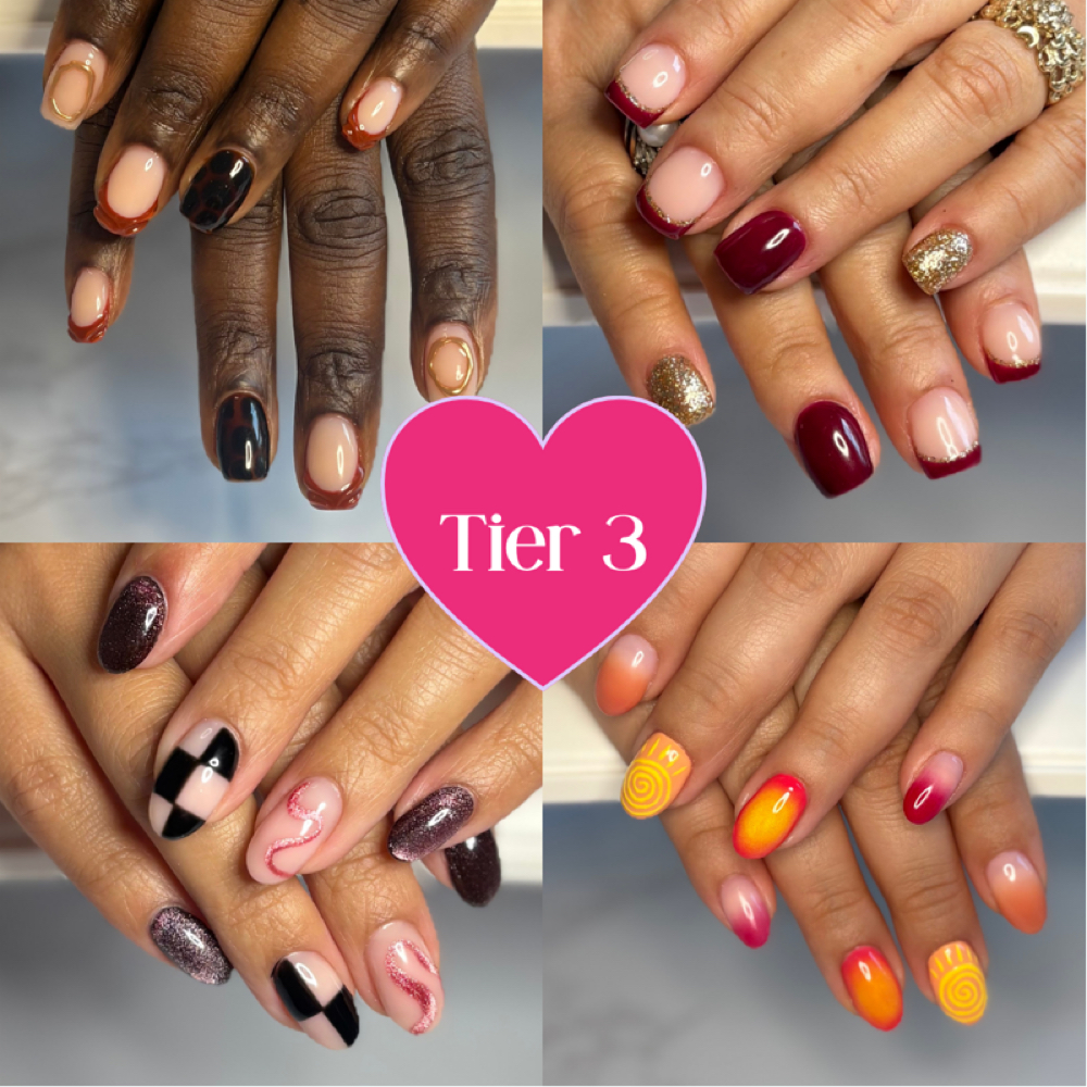 Tier 3 at The Marvelous Nail Studio in Mocksville, NC