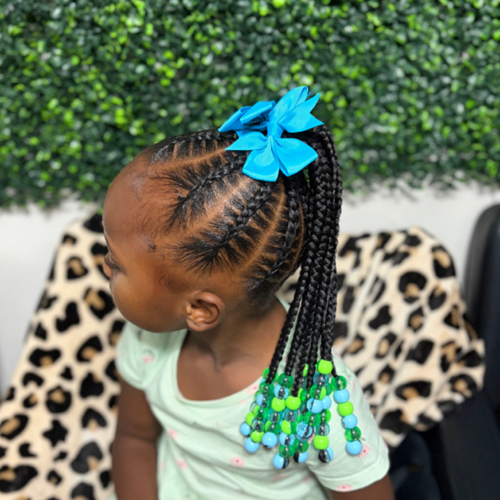 kids large braided ponytail at Beauty Obsessions in Newport, KY
