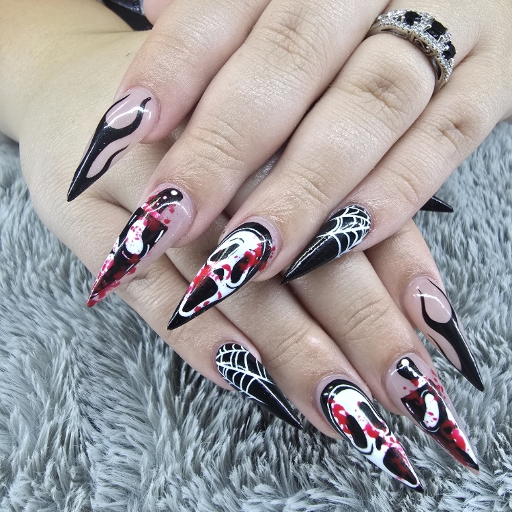 Long Acrylic Full Set at Nails by Jennah in Aiken, SC