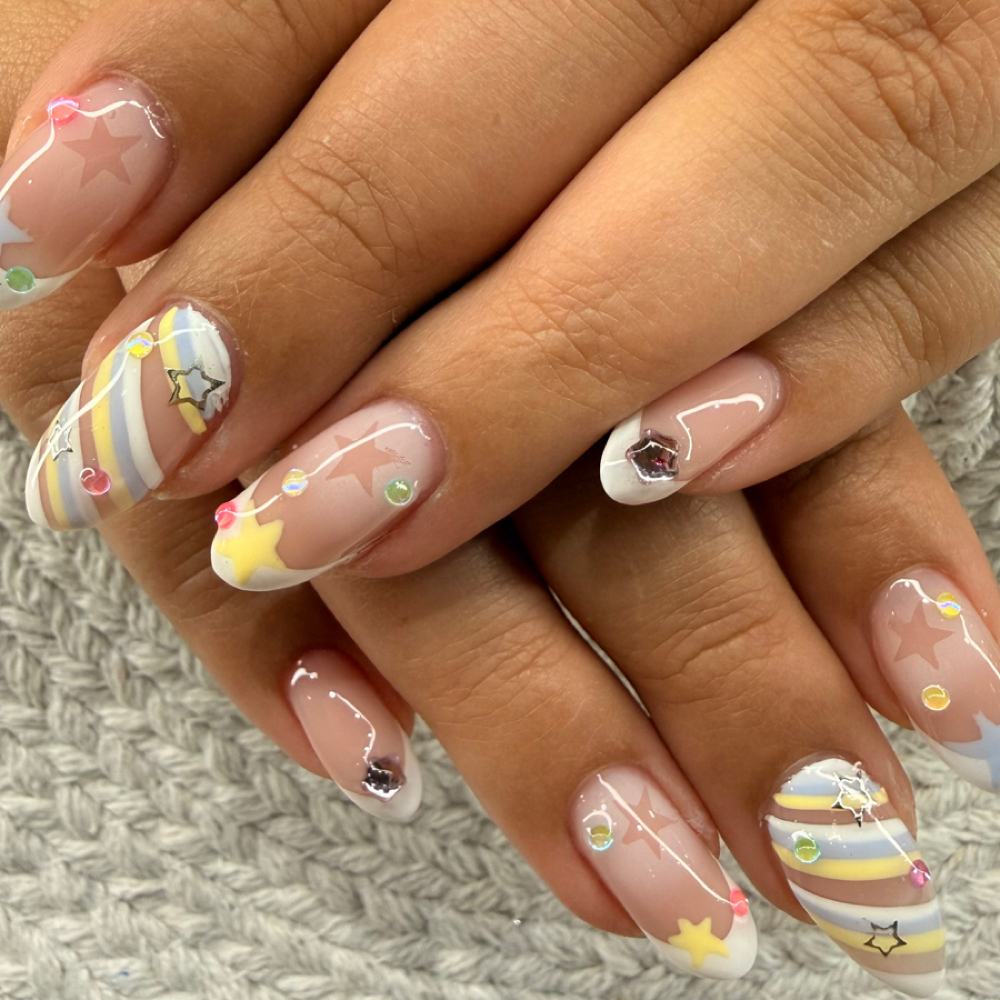 Tier 4 Design at Opulence bliss nails in Tulsa, OK