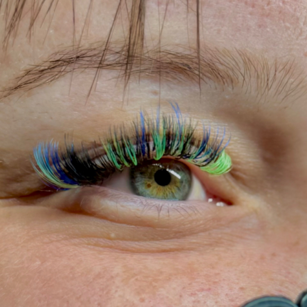 Pop Of Color Lashes 🎨 at Lash Alchemy by Layla in Interlachen, FL