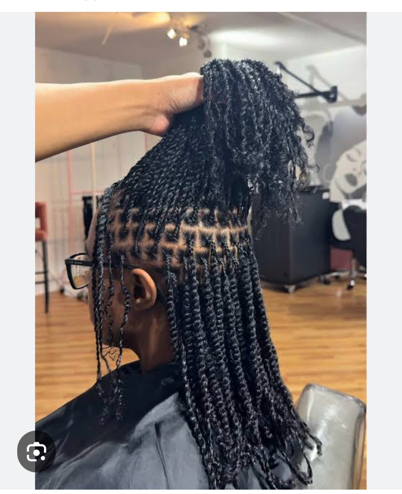 Mini Twist at African Queen Hair Braiding in Beaumont, TX