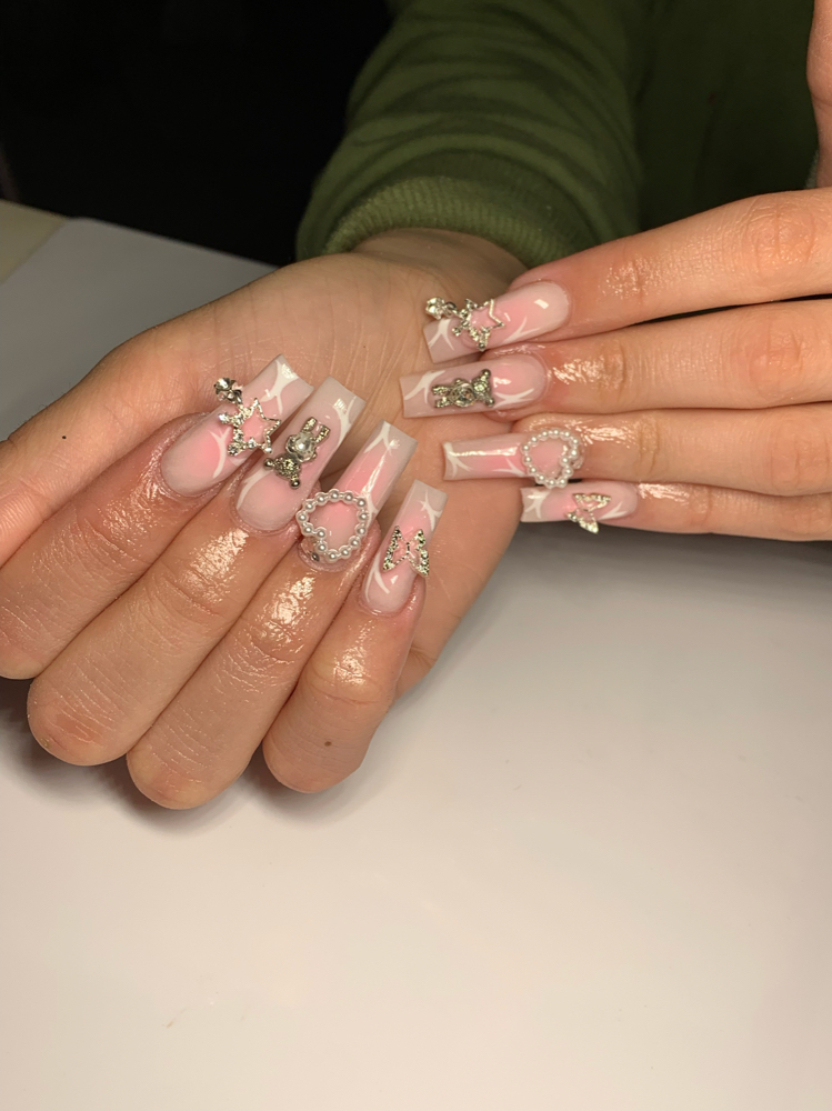 Airbrush Ombré & Aura (Per Nail)