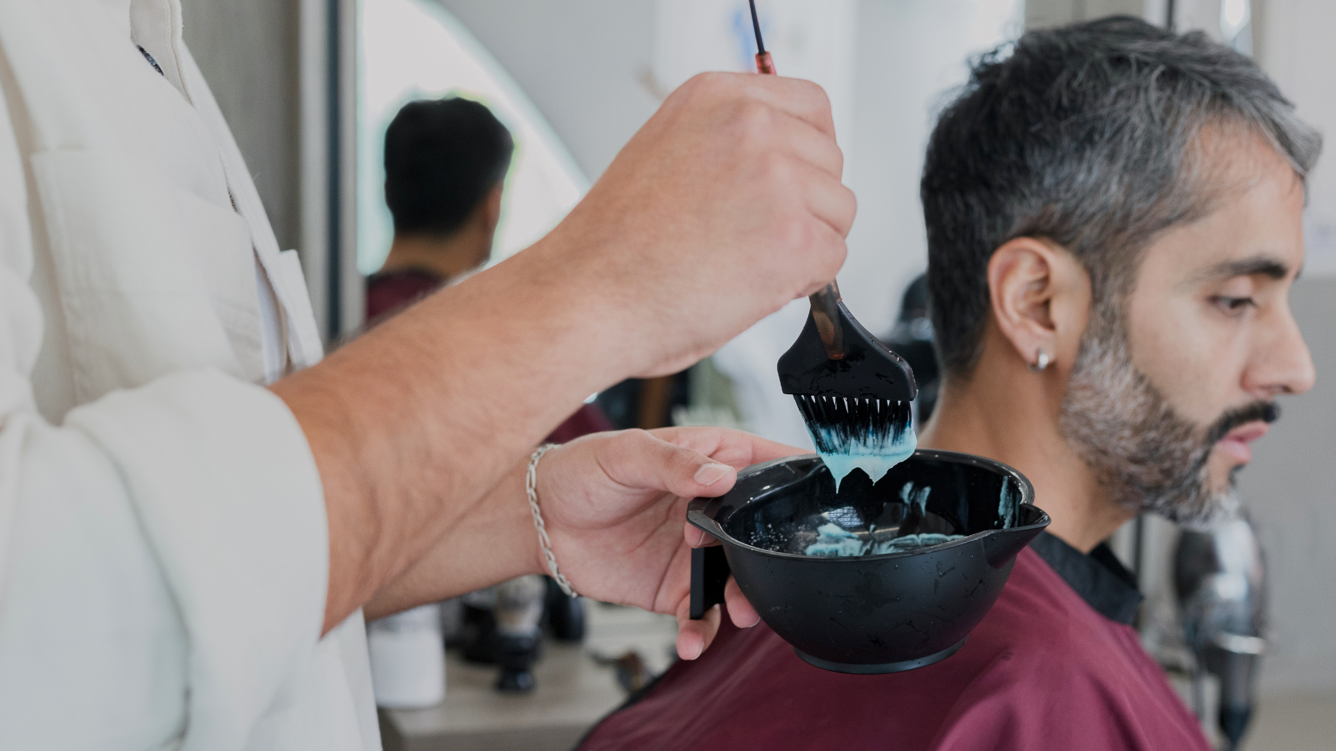 Custom Men's Color at The Journey Salon in Katy, TX