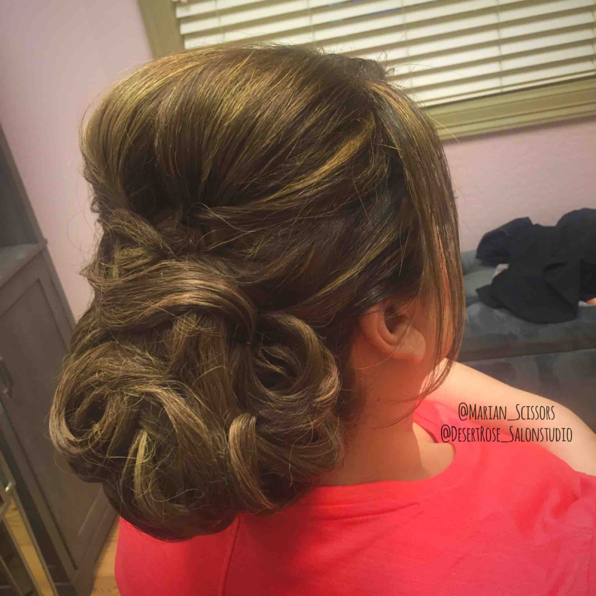 Updo/style