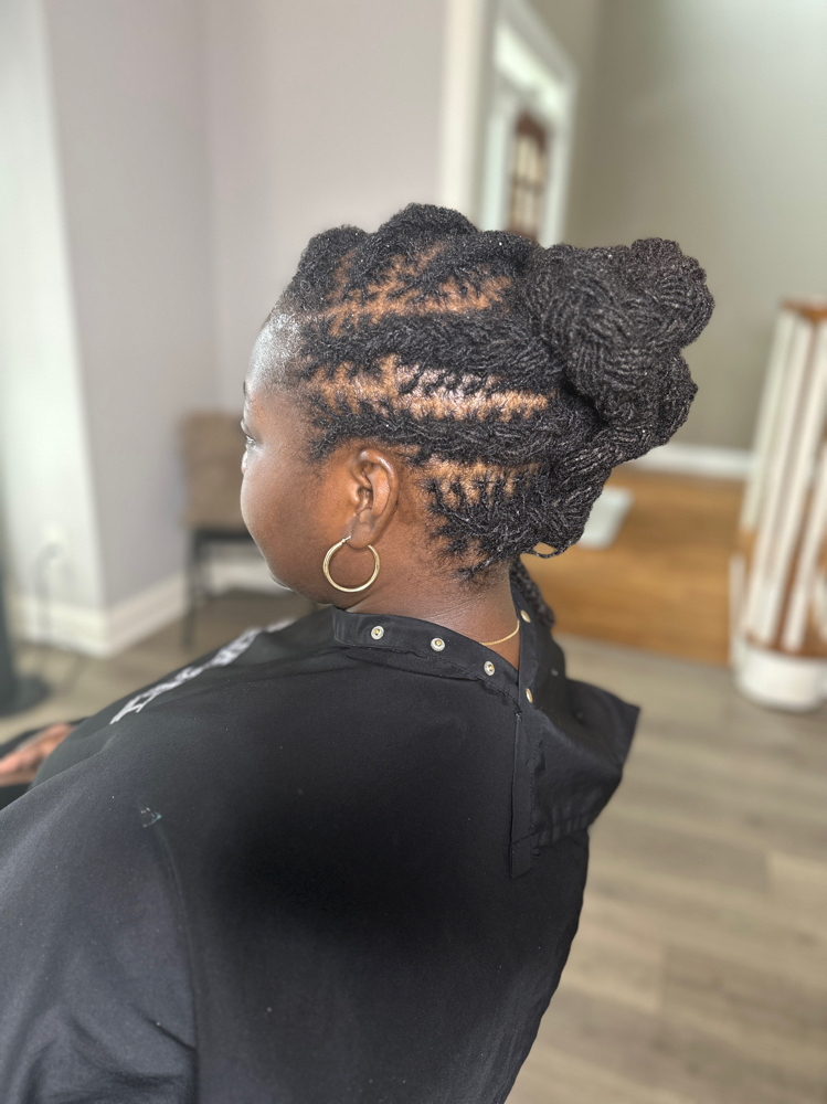 Loc Updo