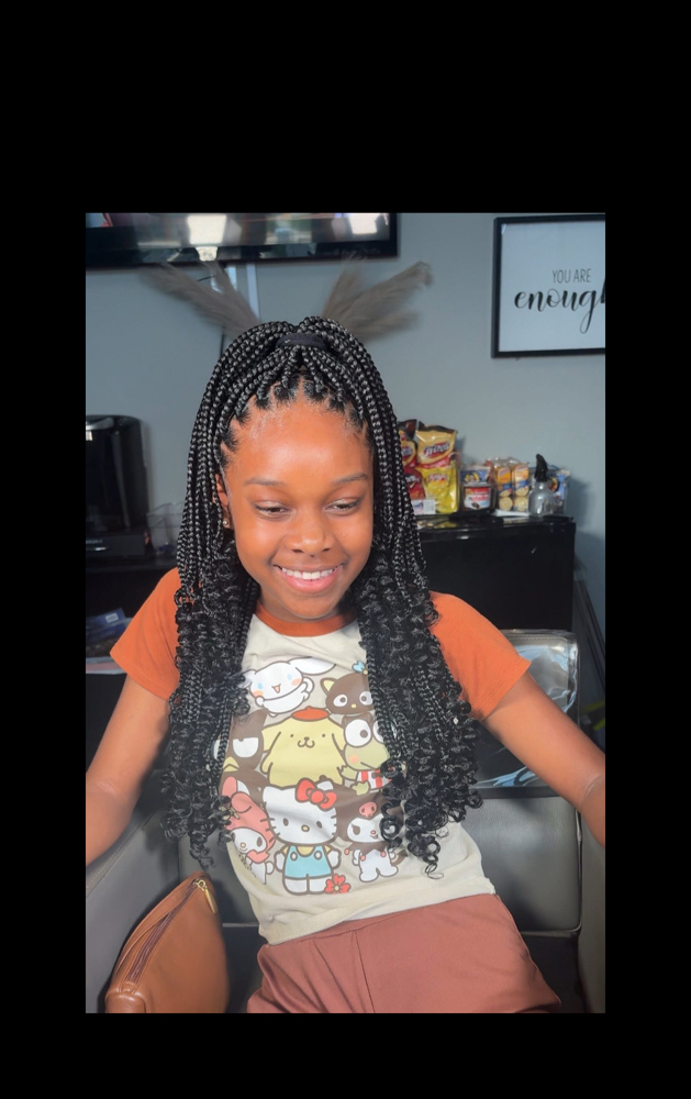 KIDS BOX BRAIDS( 6-11 Yr) at Callidora Luxe Beauty LLC in Madison, AL