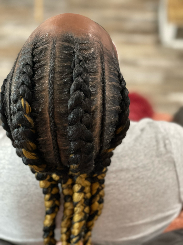 Feed in cornrows (Large)