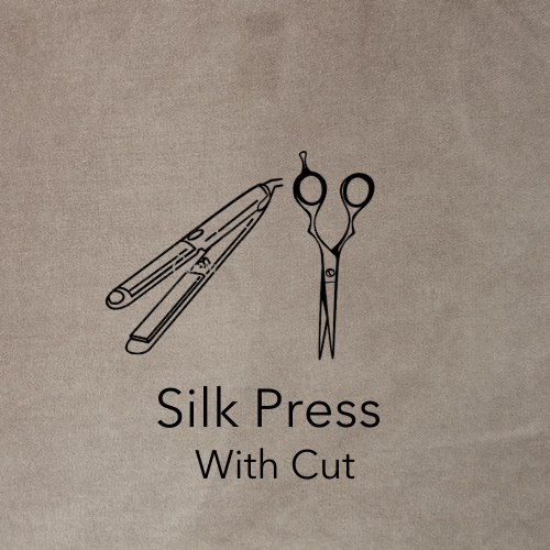 Silk Press With Cut