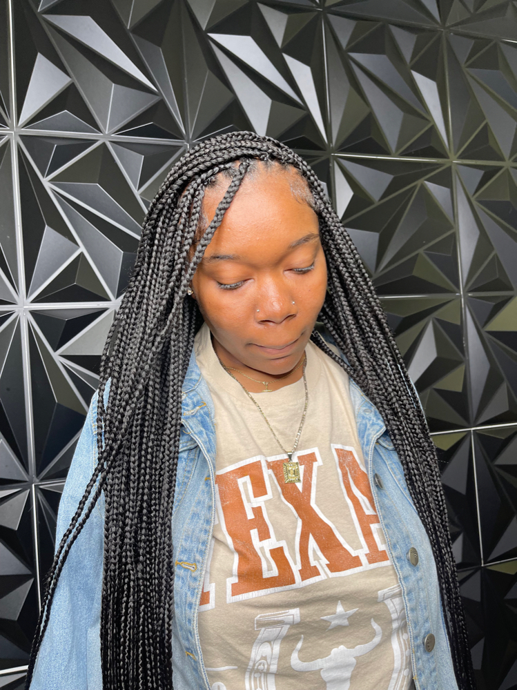 Small Knotless Braids