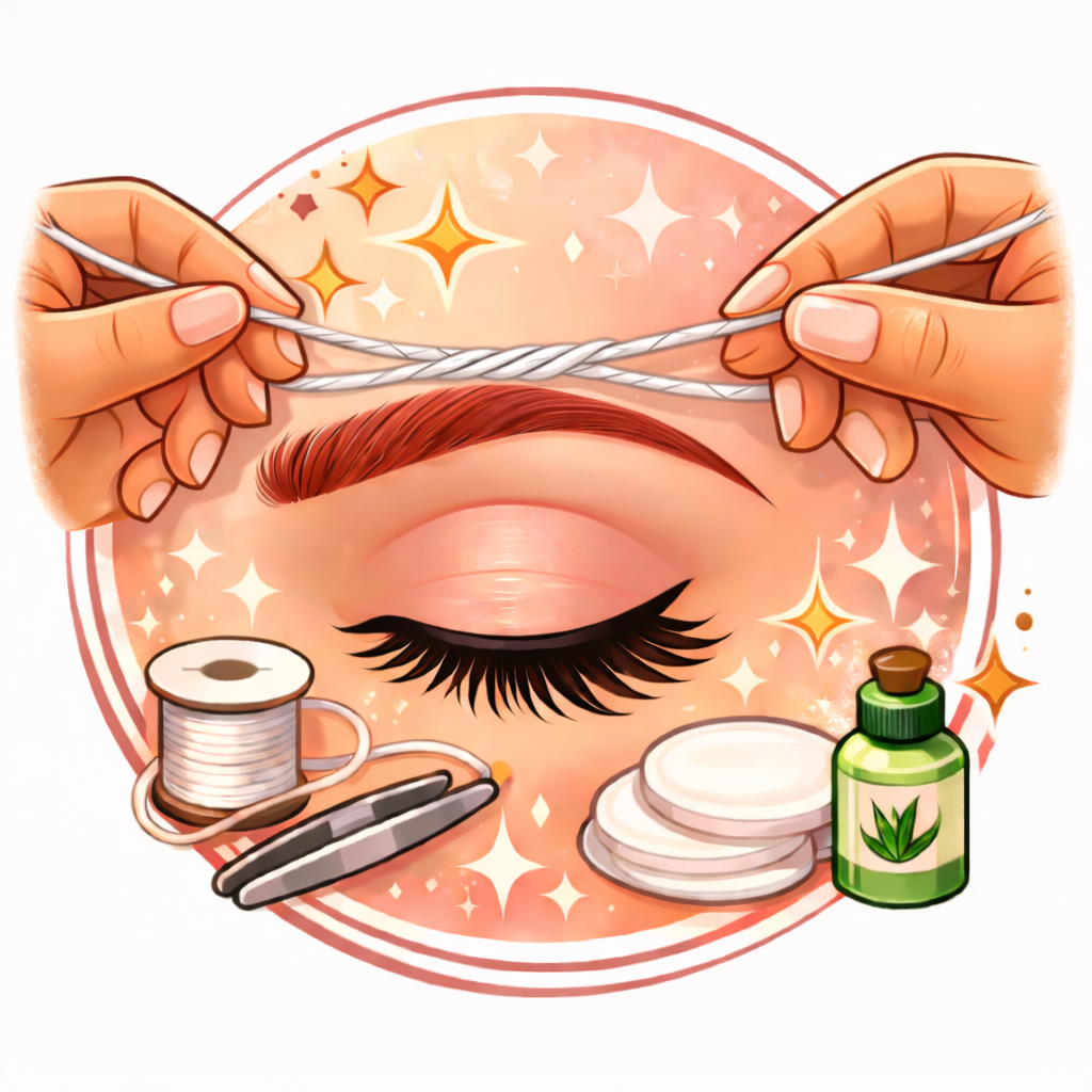 Brow Threading at Solstice Moon Esthetics Co. in Downingtown, PA