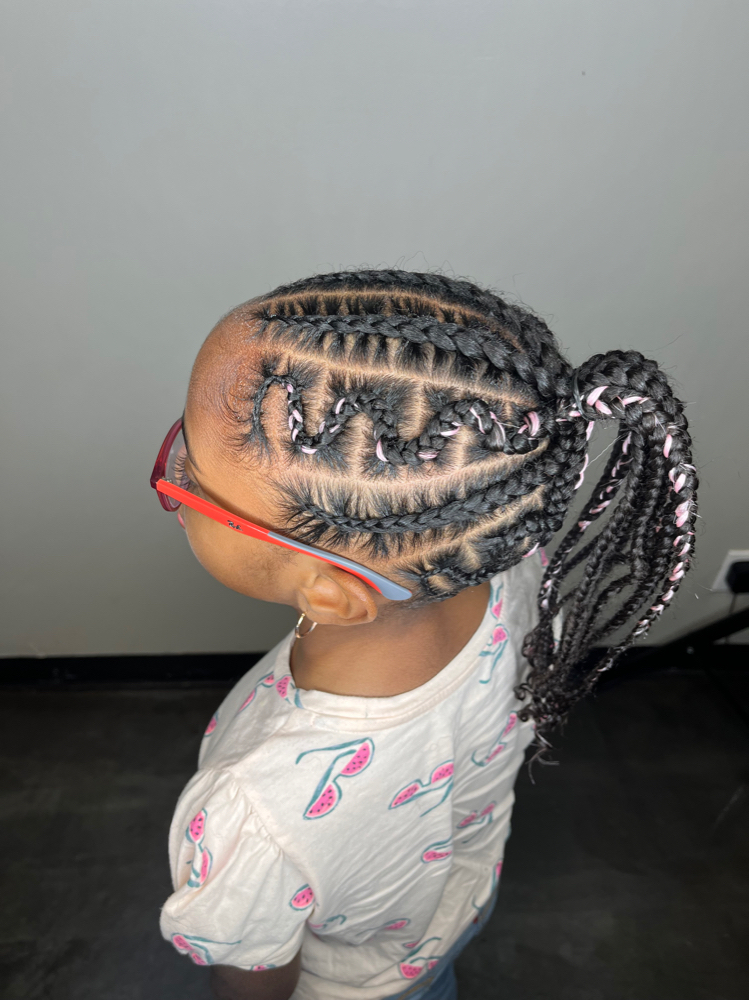 Cornrows (Extensions Added)