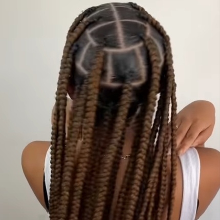 LARGE KNOTLESS BRAIDS at Favourite Hair Braiding in Cantonsville, MD