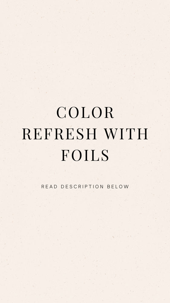 Color Refresh With Foils