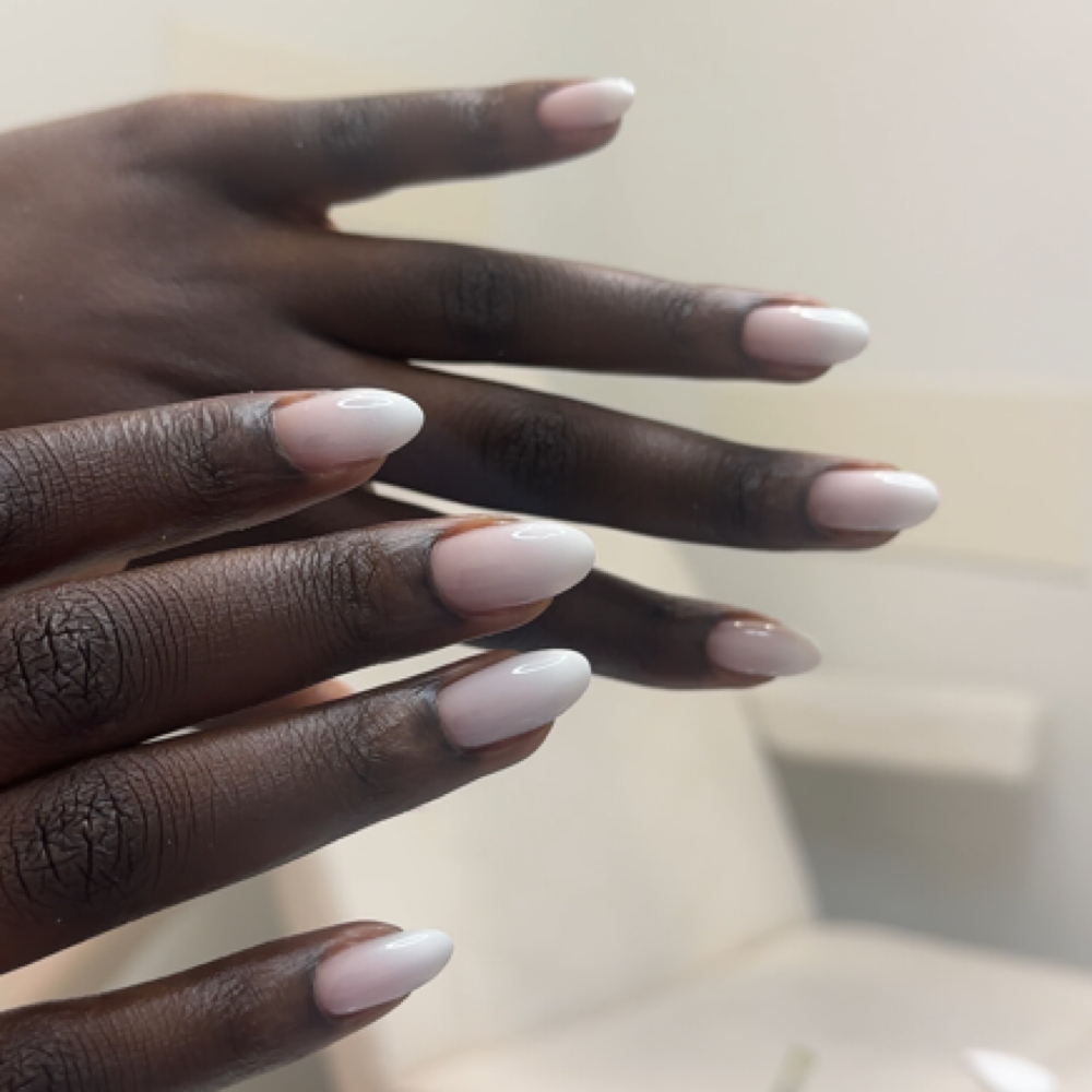 Russian Structured Mani w/ Ombré at Masking Perfection Nails in Hamden, CT