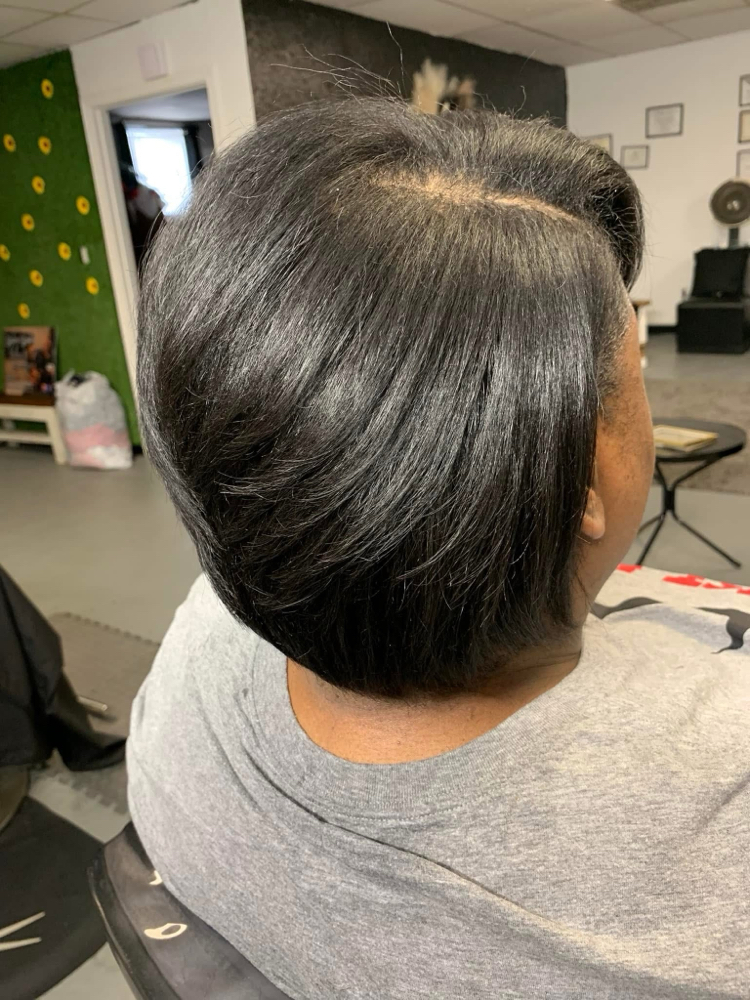 Silk Press Only Up at Styles4Smiles Salon in Greenville Tx, TX