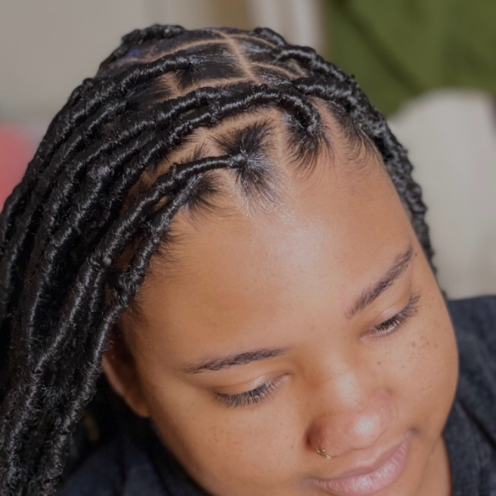 Sof Locs (smedium Parts) at Akennas Braids in Chesapeake, VA