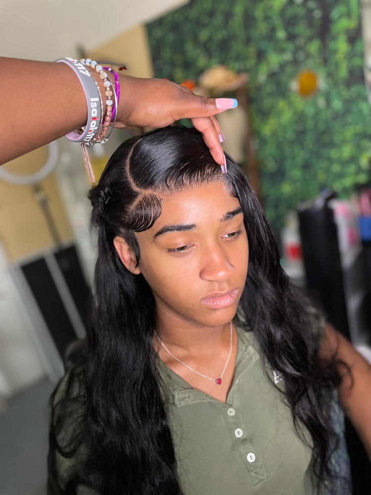 Wig Install With Edges And Style