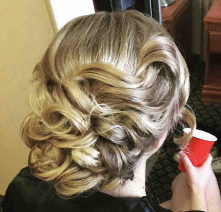 Full Updo at Hair By Rachael Nicole in Duarte, CA