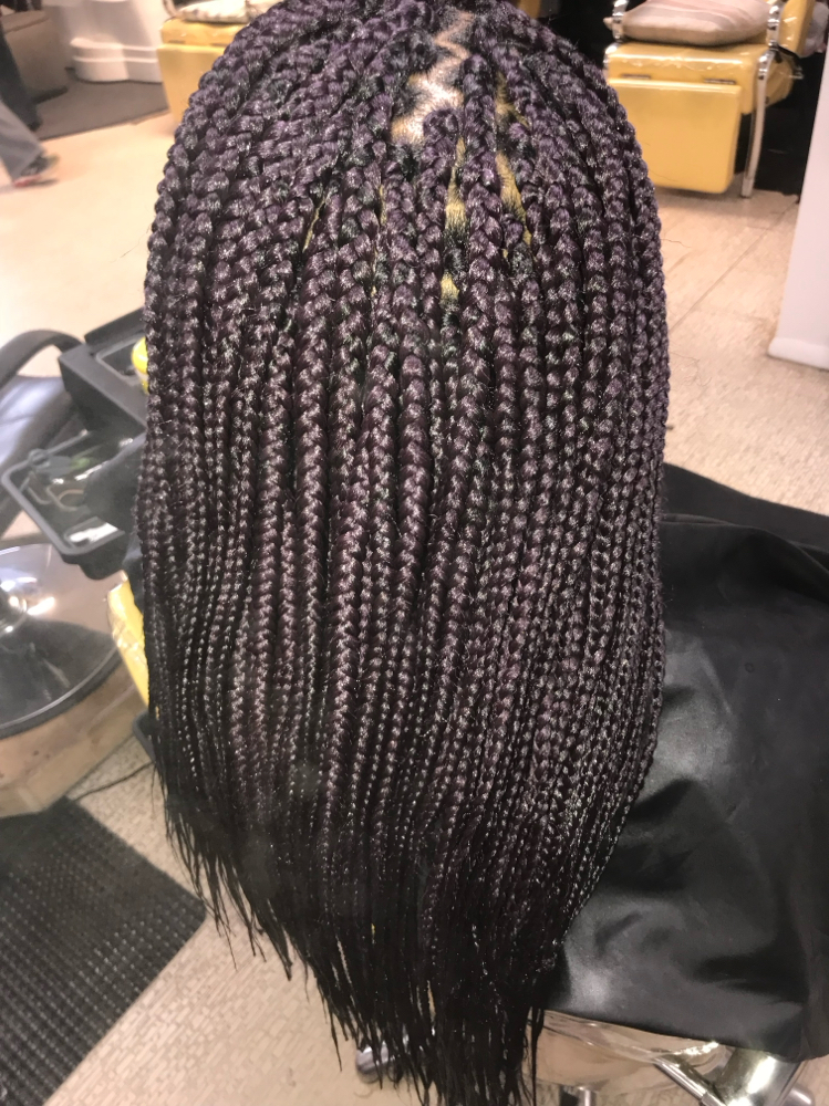 Small Box Braids at In The Kut Salon in Toledo, OH