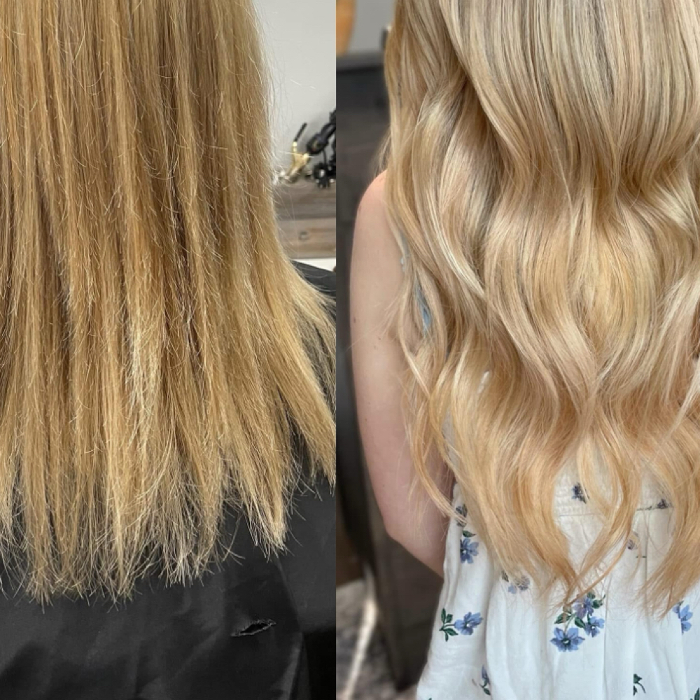 Hair Extension Consultation at Whitney Morgan at The Sunny Side Salon in West Alexandria, OH