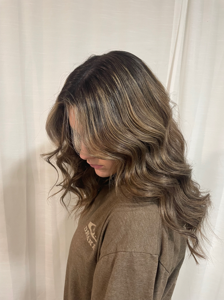 Balayage with Blowout