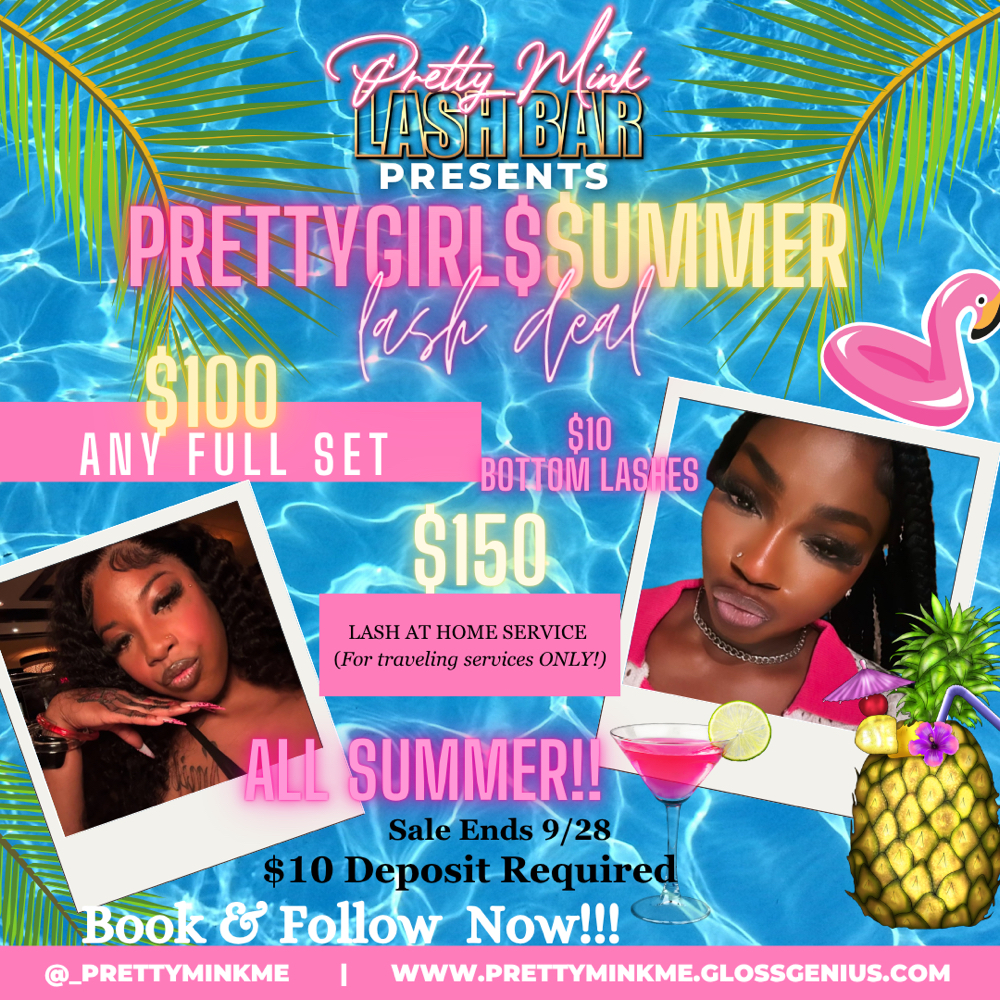 ✨PrettyGirl$$ummer $et✨ at Pretty Mink Lash Bar LLC in COLUMBIA, MD