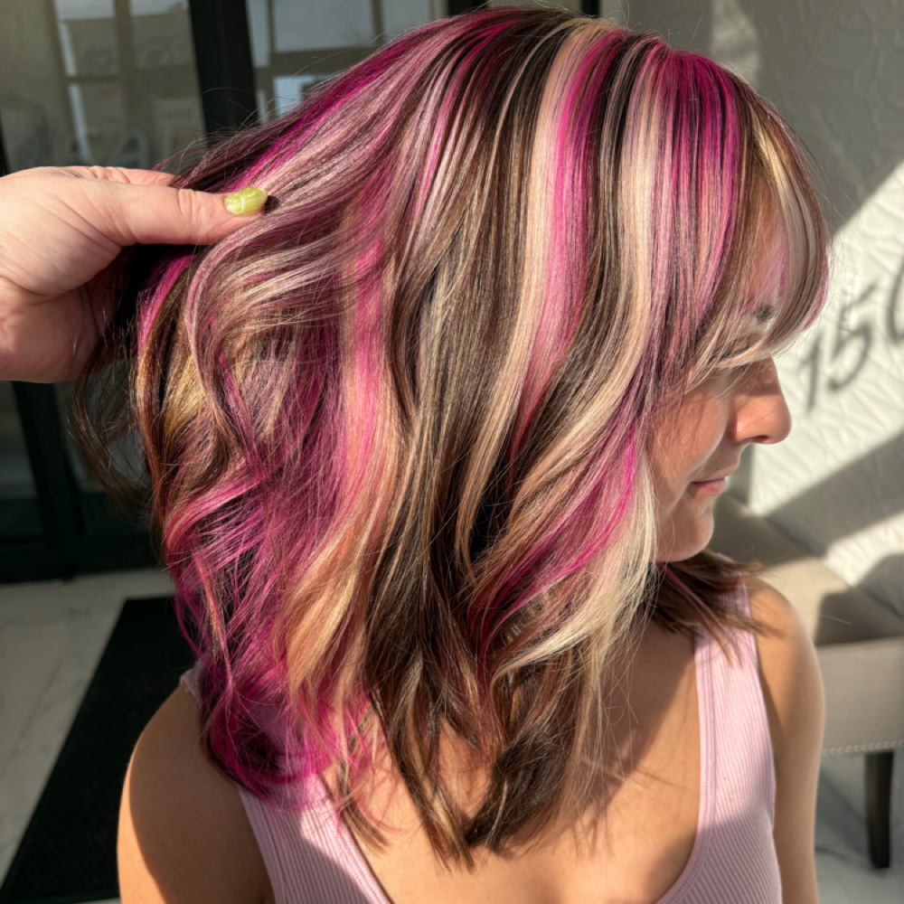 Vivid Color at Claire Rome Hair Artistry in Saint Charles, IL