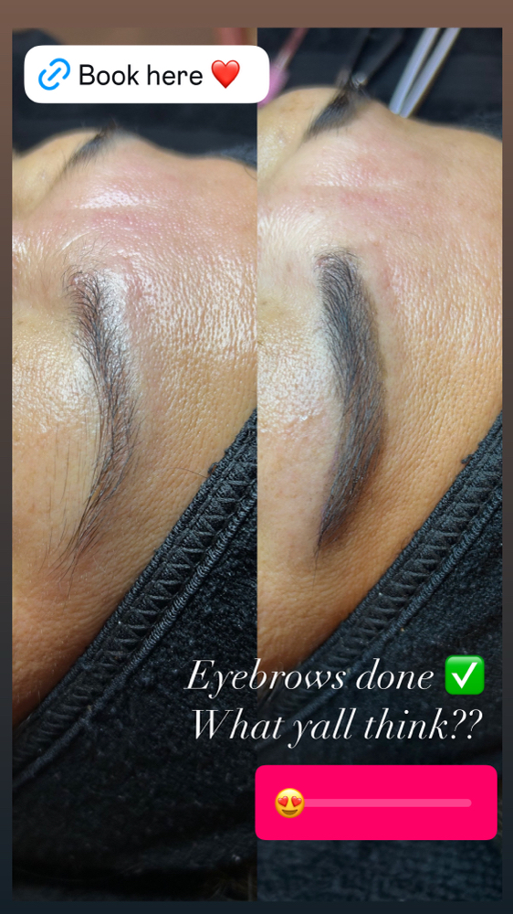 Eyebrow tinting