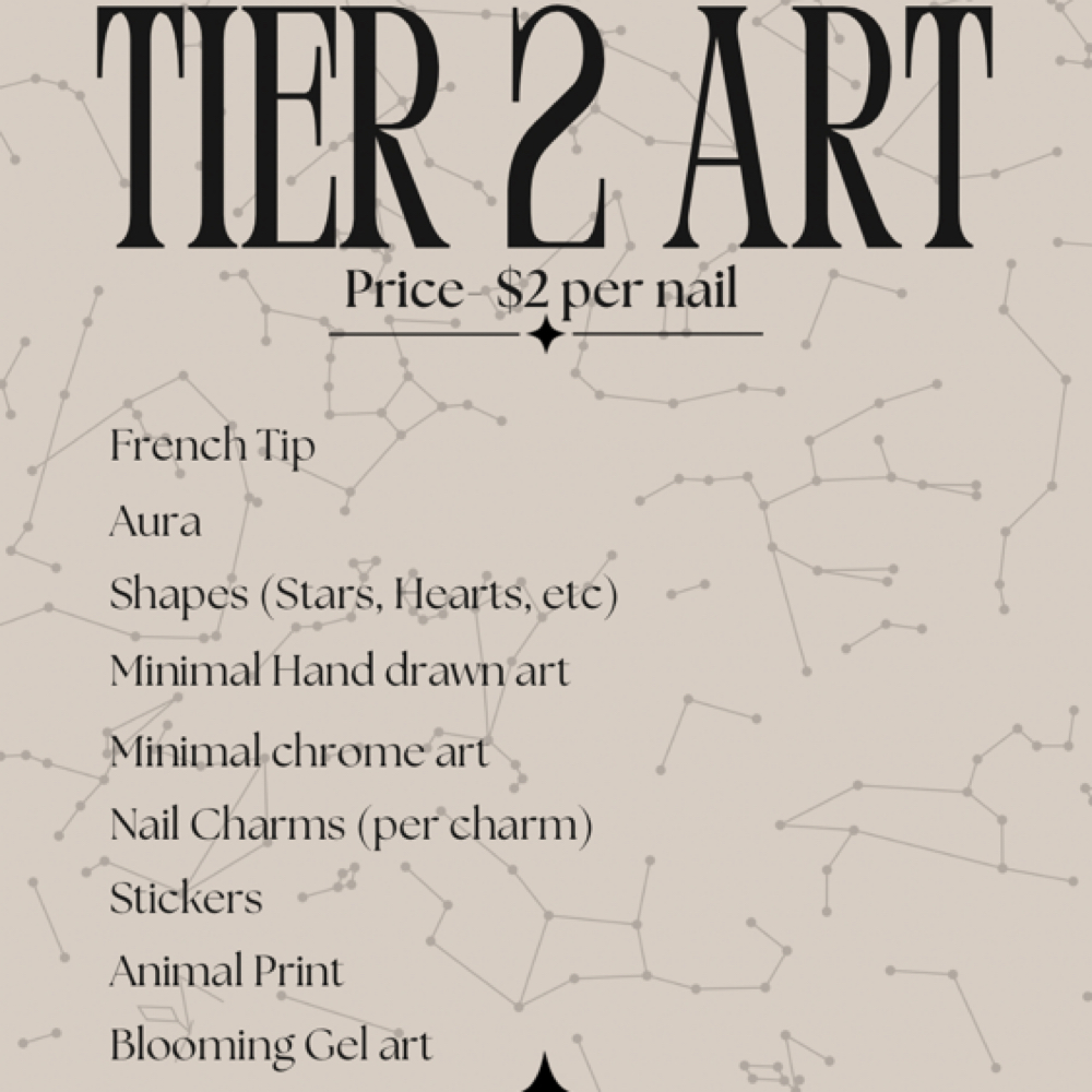 Tier 2 Nail Art at Stardust Esthetics in South Salt Lake, UT