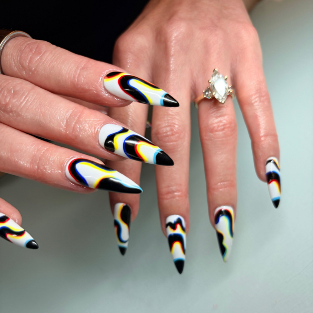 E-File Manicure + Gel X Extentions at Chingona Nails in Chicago, IL