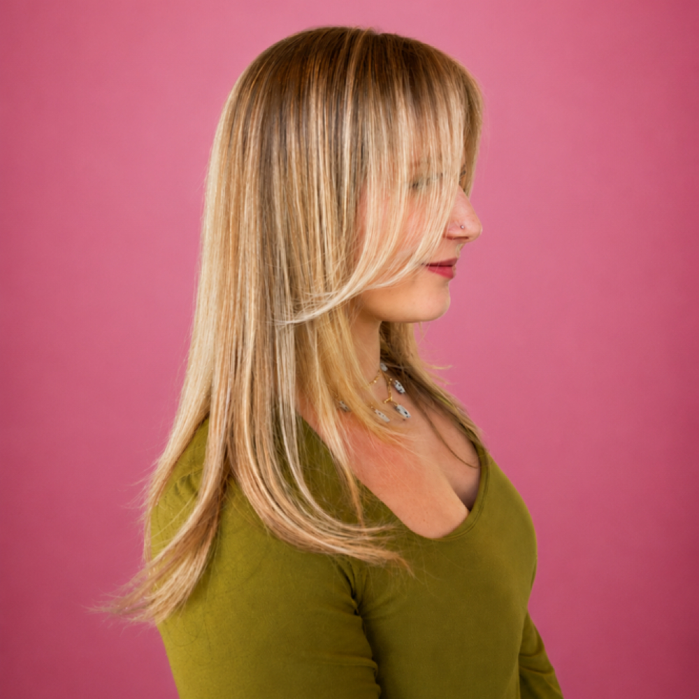 Foilyage Foil at volume hair salon in Bethesda, MD