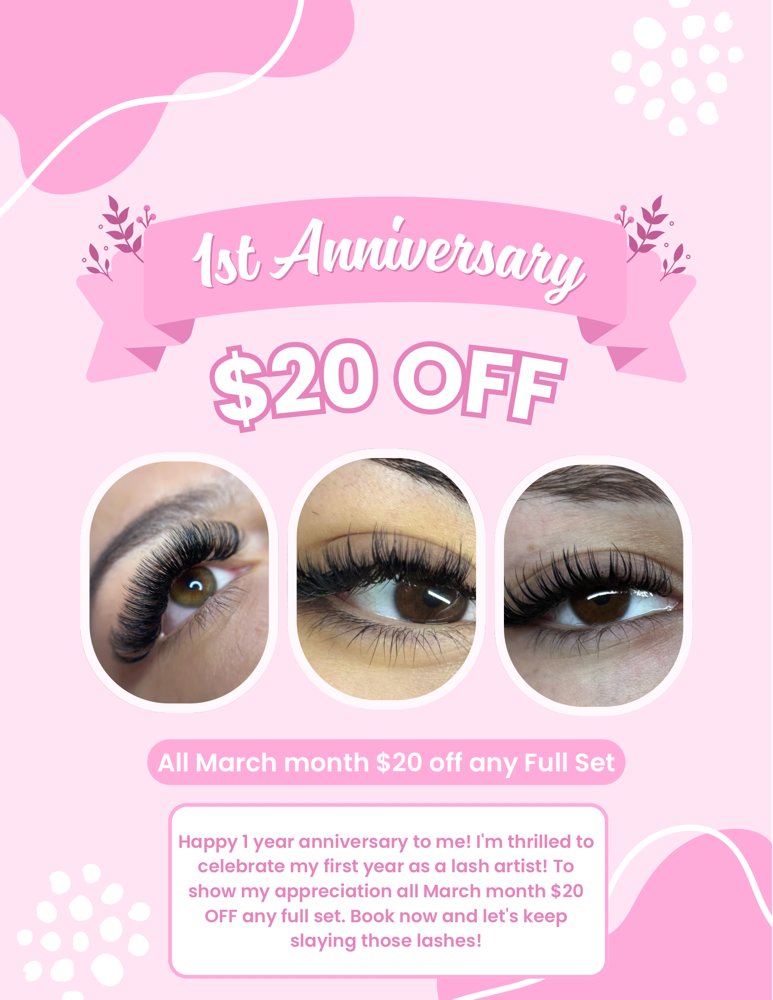 MARCH LASHES!!