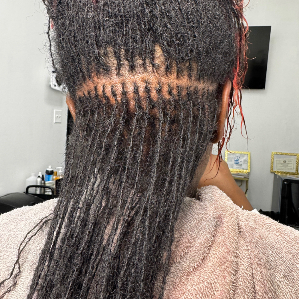 Sister Loc Retighting at Styles by Meka in Duncanville, TX
