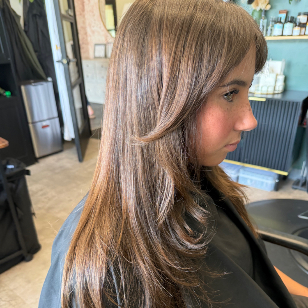 Scissor Haircut at Greenhaus Hair Studio in Campbell, CA