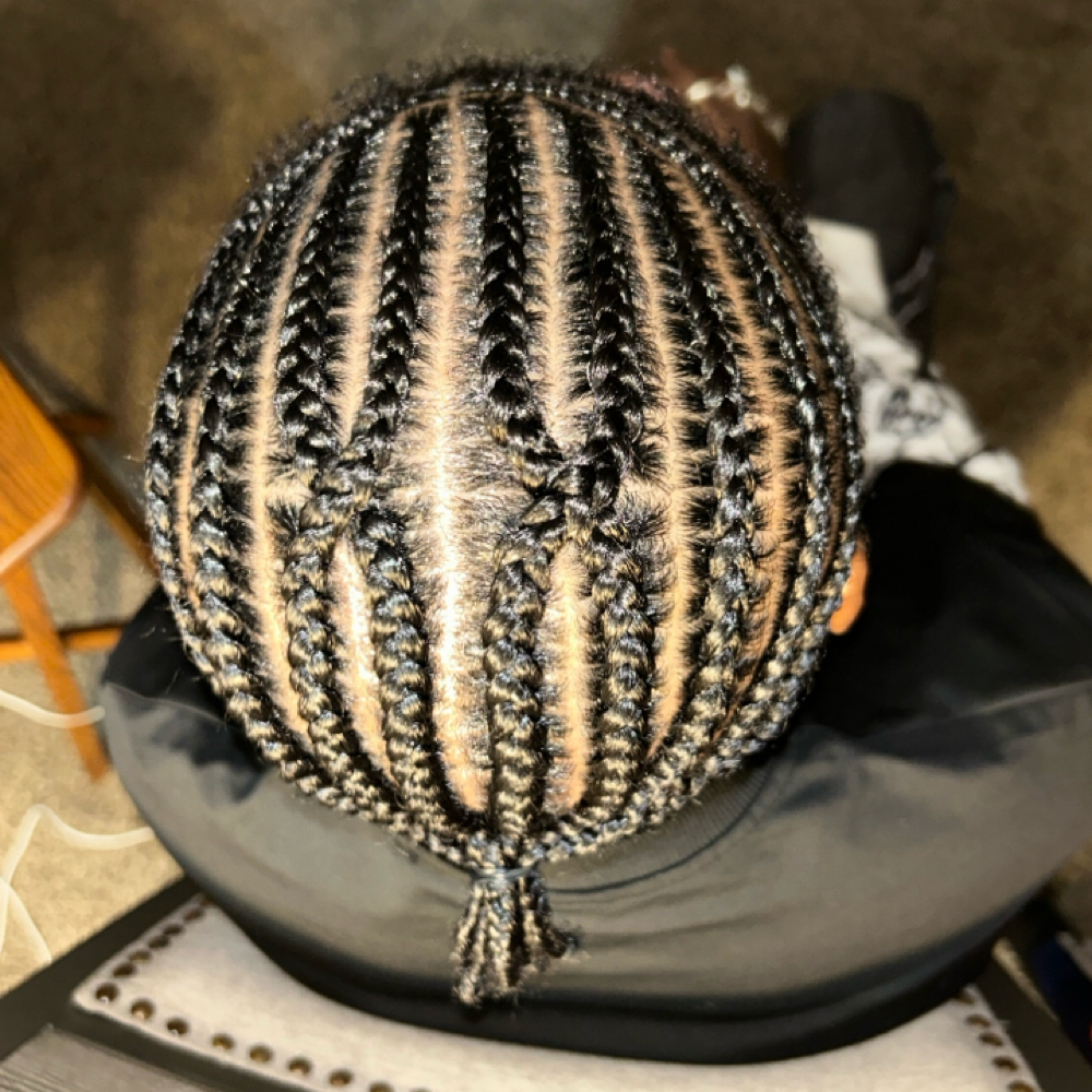 Straightback Stitch Braids at Eryka’s Hair Couture in Midlothian, IL