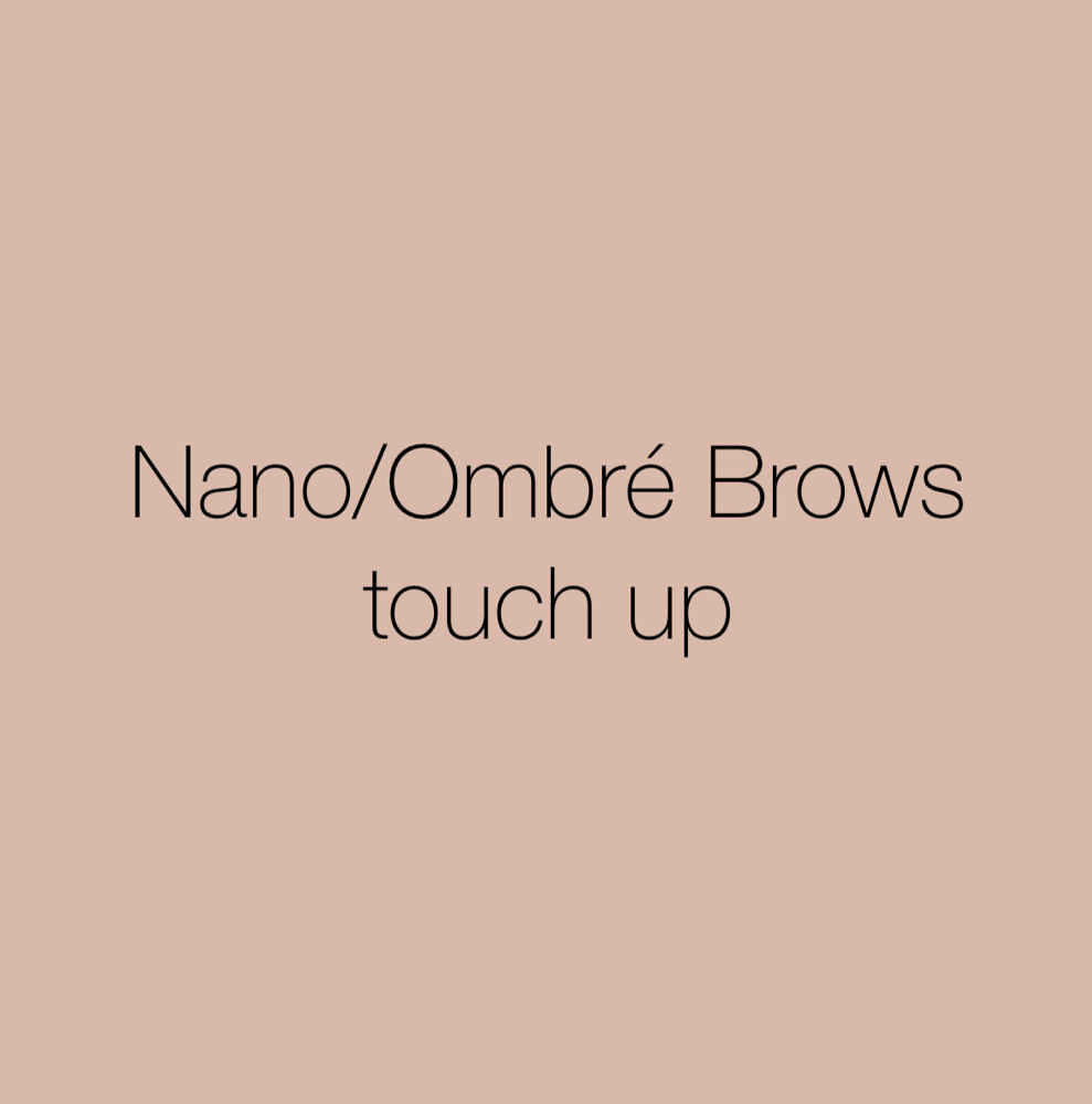 Nano/Ombré Brows Touch Up